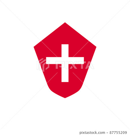 十字標記和盾牌 十字標記和盾牌 87755209