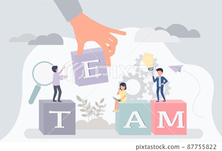 Teamwork and success concept.  87755822