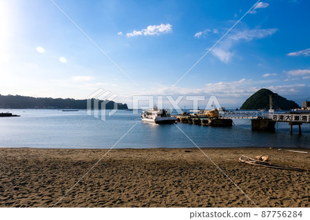 靜岡縣沼津市內浦灣水戶海灘 87756284