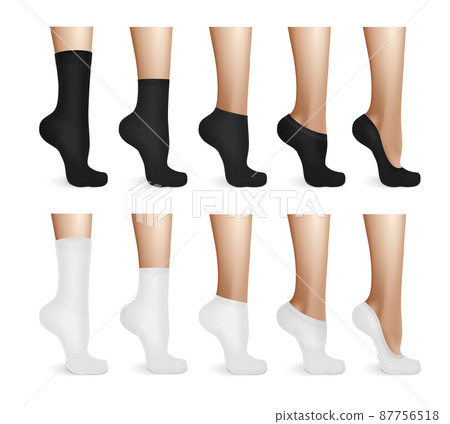 Female black clearance socks