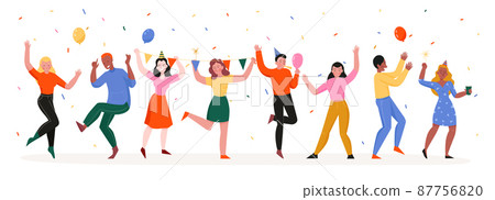 Mass Event Party Illustration Mass Event Party Illustration 87756820