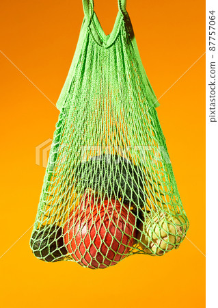 Eco Shopping Bag on Yellow Eco Shopping Bag on Yellow 87757064