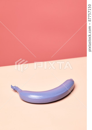 Minimal Pastel Composition with Banana Minimal Pastel Composition with Banana 87757150