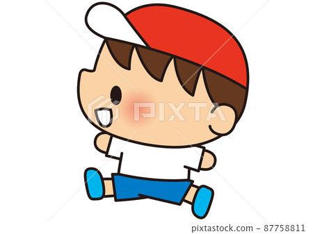 跑步，運動會，運動會，接力，兒童，小學生，幼兒園，托兒所，小學，學校，體育，運動，運動服，賽跑 87758811