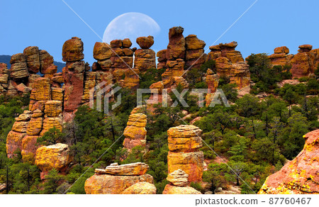 Chiricahua national monument moon Chiricahua national monument moon 87760467