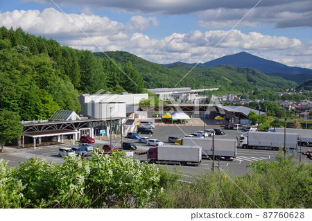 Iwate Road Station Ishigami no Oka panoramic view 87760628