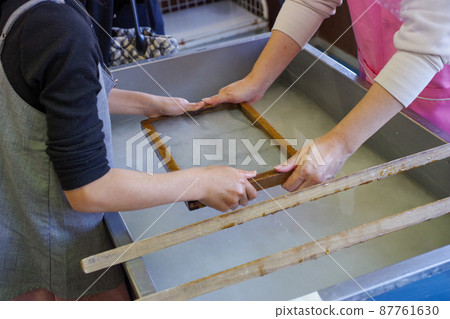 日本紙的手工製作體驗 日本紙的手工製作體驗 87761630