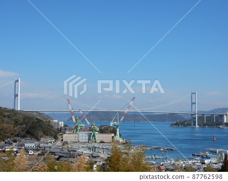 瀨戶內海 來島大橋 瀨戶內海 來島大橋 87762598