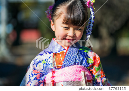 7歲的Shichigosan 87763115