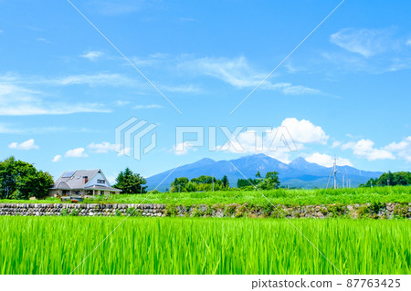 Yatsugatake seen from Hokuto city 87763425