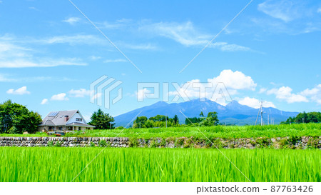 Yatsugatake seen from Hokuto city 87763426