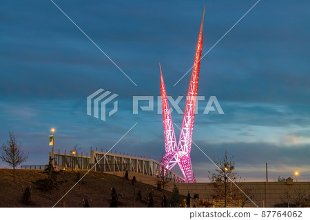 Sunset of the Skydance Bridge Sunset of the Skydance Bridge 87764062