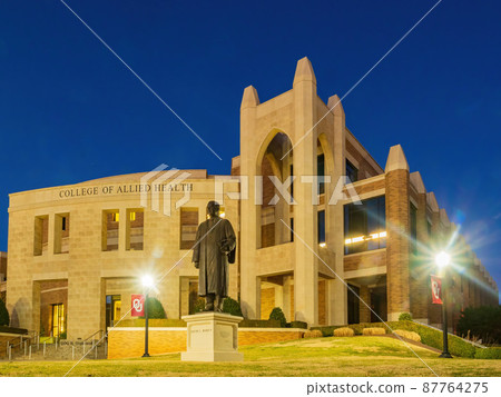 Sunset view of the College of Allied Health of University of Oklahoma Health Science Campus Sunset view of the College of Allied Health of University of Oklahoma Health Science Campus 87764275