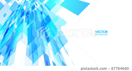 Rectangle background with perspective Vector material Rectangle background with perspective Vector material 87764680