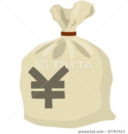 Hemp bag with Japanese yen Hemp bag with Japanese yen 87767423