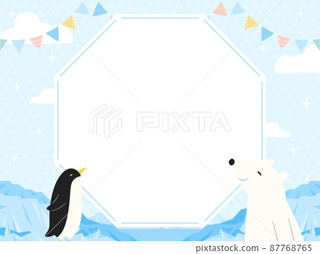 Pop Arctic / Antarctic landscape frame material (sideways) 87768765
