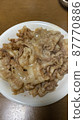 Bowl of pork 87770886