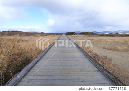 Flow Bridge in Yawata City, Kyoto Prefecture (Kozuya Bridge) 87771518