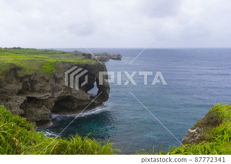 Beautiful Scenery of Manzamo Cape in Okinawa, Japan Beautiful Scenery of Manzamo Cape in Okinawa, Japan 87772341