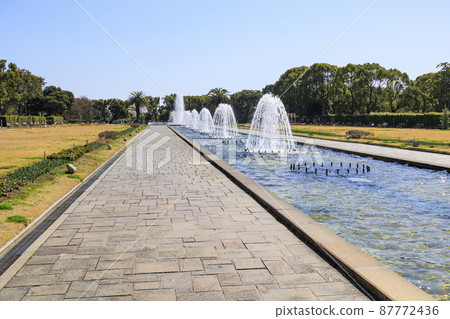 須磨離休公園噴泉廣場、梅園和春花 87772436