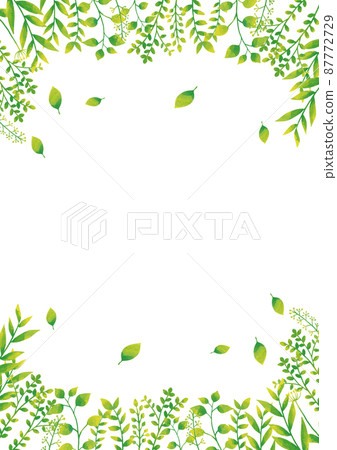 斯堪的納維亞風格黃綠色植物框架(垂直) 斯堪的納維亞風格黃綠色植物框架(垂直) 87772729