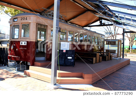 Townscape in front of Omuta Station (West Exit of Omuta Station) 87773290