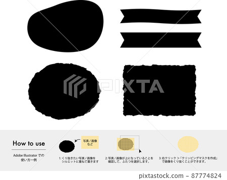 For various shapes of frames / clipping masks 87774824