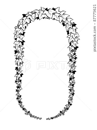 常春藤橢圓形框架 87775621