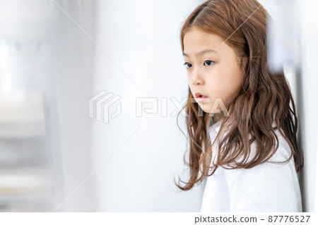 child daily lifestyle girl expression 87776527
