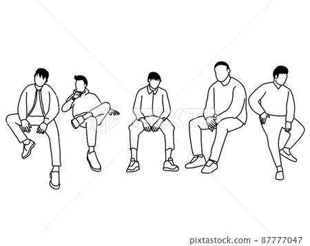 一個坐著的人 一個坐著的人 87777047