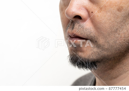 Designer stubble middle man stains pore dirt skin care 87777454