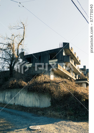 [Kasama City, Ibaraki Prefecture] Black Mansion Ruins 87778040