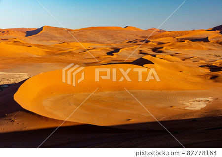 Arid dry landscape Hidden Vlei in Namibia Africa Arid dry landscape Hidden Vlei in Namibia Africa 87778163