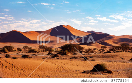Arid dry landscape Hidden Vlei in Namibia Africa Arid dry landscape Hidden Vlei in Namibia Africa 87778164