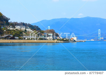 [Hiroshima Prefecture] Kamagarijima Gobansho Ruins Matsuboen (Tobishima Kaido) 87778487