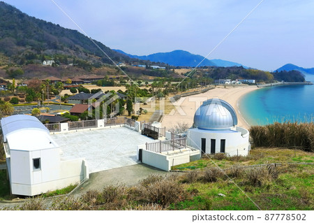 [廣島縣]吳市鐮里天文台和廣島縣市民海灘（飛島街道） 87778502