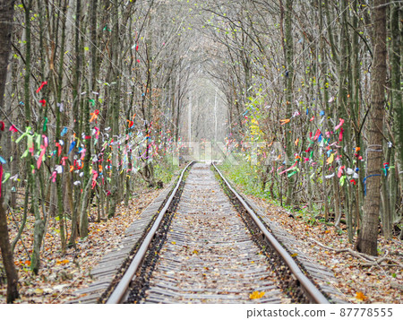 烏克蘭冬季愛情隧道壁紙 87778555