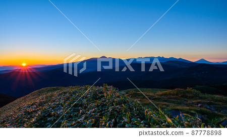 Shinshu Venus Line, the dawn of Mt. Miune Shinshu Venus Line, the dawn of Mt. Miune 87778898