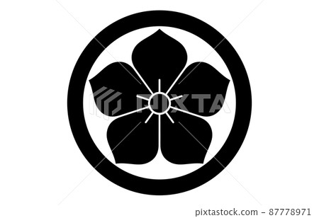 Japanese family crest circle 87778971