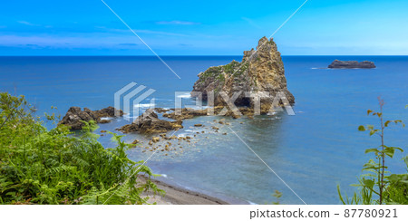 Islote de los Picones, Beach of Castiellu, Asturias, Spain 87780921