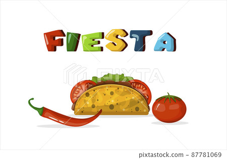 Traditional Mexican food. vector cartoon illustration. Mexican street, restaraunt and homemade food and drinks icons for ethnic menu. Cinco de mayo Traditional Mexican food. vector cartoon illustration. Mexican street, restaraunt and homemade food and drinks icons for ethnic menu. Cinco de mayo 87781069