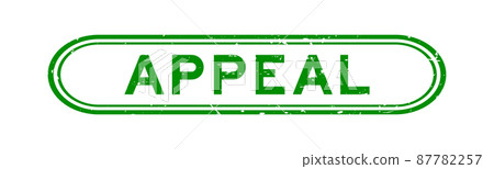 Grunge green appeal word rubber seal stamp on white background Grunge green appeal word rubber seal stamp on white background 87782257