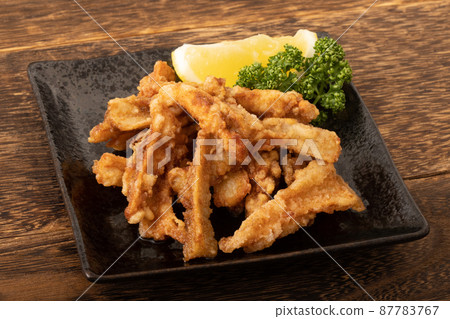 Deep-fried sword-shaped cartilage 87783767