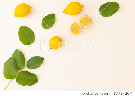 Lemon background material Lemon background material 87784267