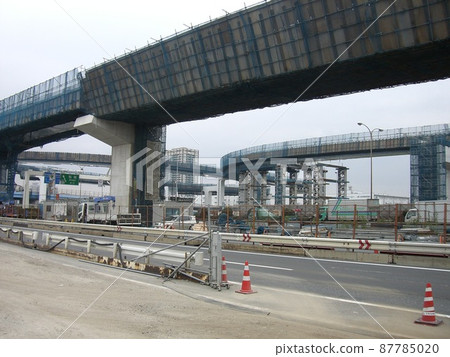 Road under construction (highway) 87785020