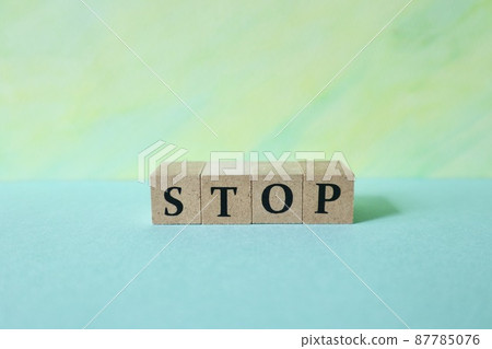 Character material of STOP Character material of STOP 87785076