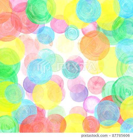Abstract retro pastel pattern. Round shapes texture Abstract retro pastel pattern. Round shapes texture 87785606