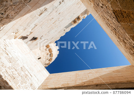 Walls and Tower of the Citadel of Qaitbay Walls and Tower of the Citadel of Qaitbay 87786094