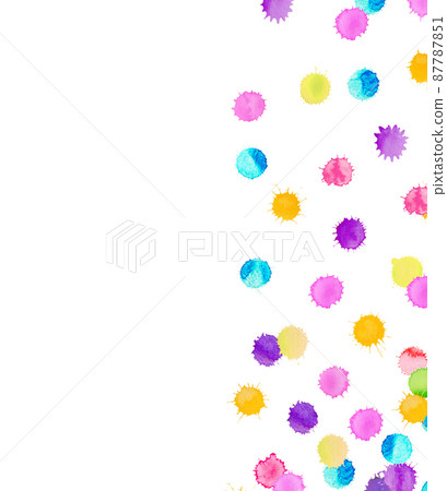 Colorful watercolor splashes Colorful watercolor splashes 87787851