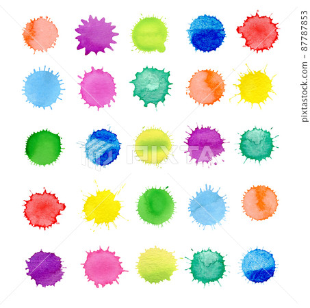 Abstract colorful watercolor background. Watercolor splash pattern Abstract colorful watercolor background. Watercolor splash pattern 87787853